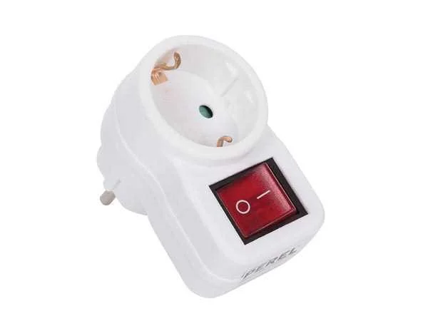 Adaptador Con Interruptor de Encendido/Apagado - .