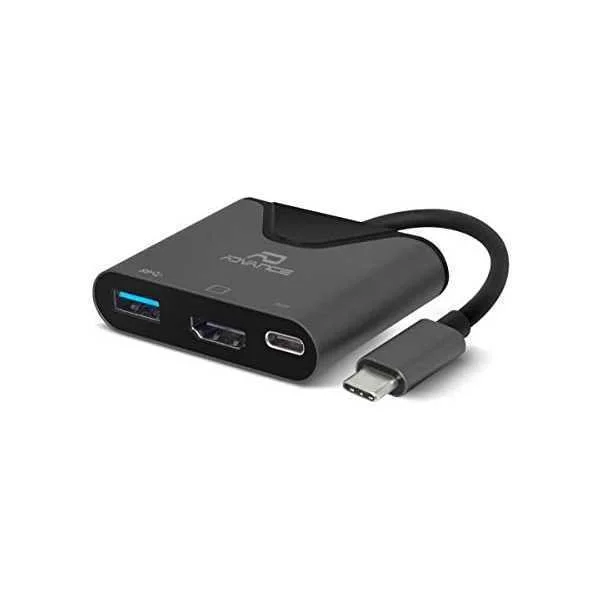 HUB USB tipo C para USB 3.0, HDMI, USB tipo C