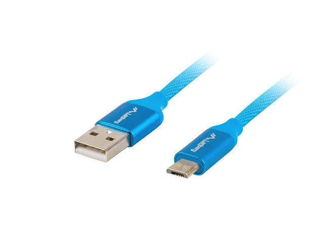 Cabo Micro Usb Lanberg Ca-Usbm-20cu-0010-Bl 1 M