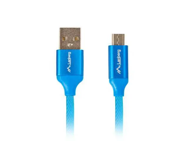 Cabo Micro Usb Lanberg Ca-Usbm-20cu-0010-Bl 1 M