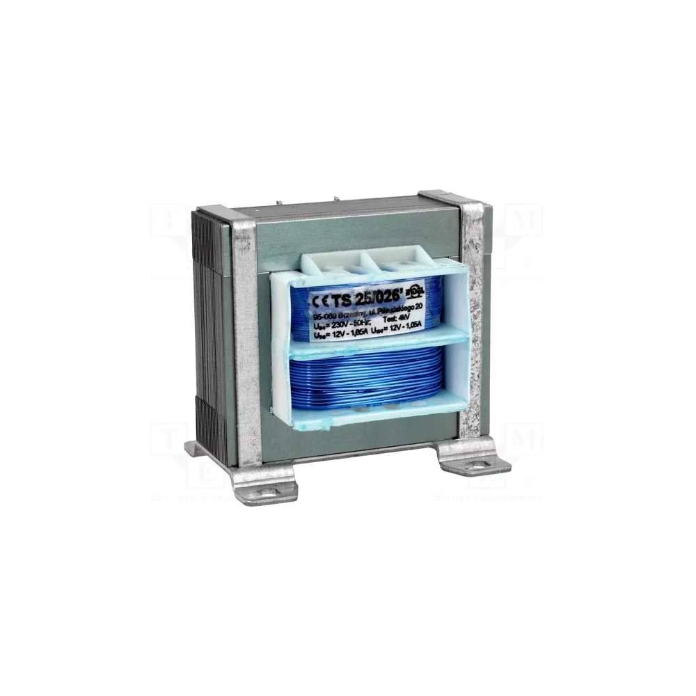 Transformador de Rede 25va 230vac 12v 12v 1.05a