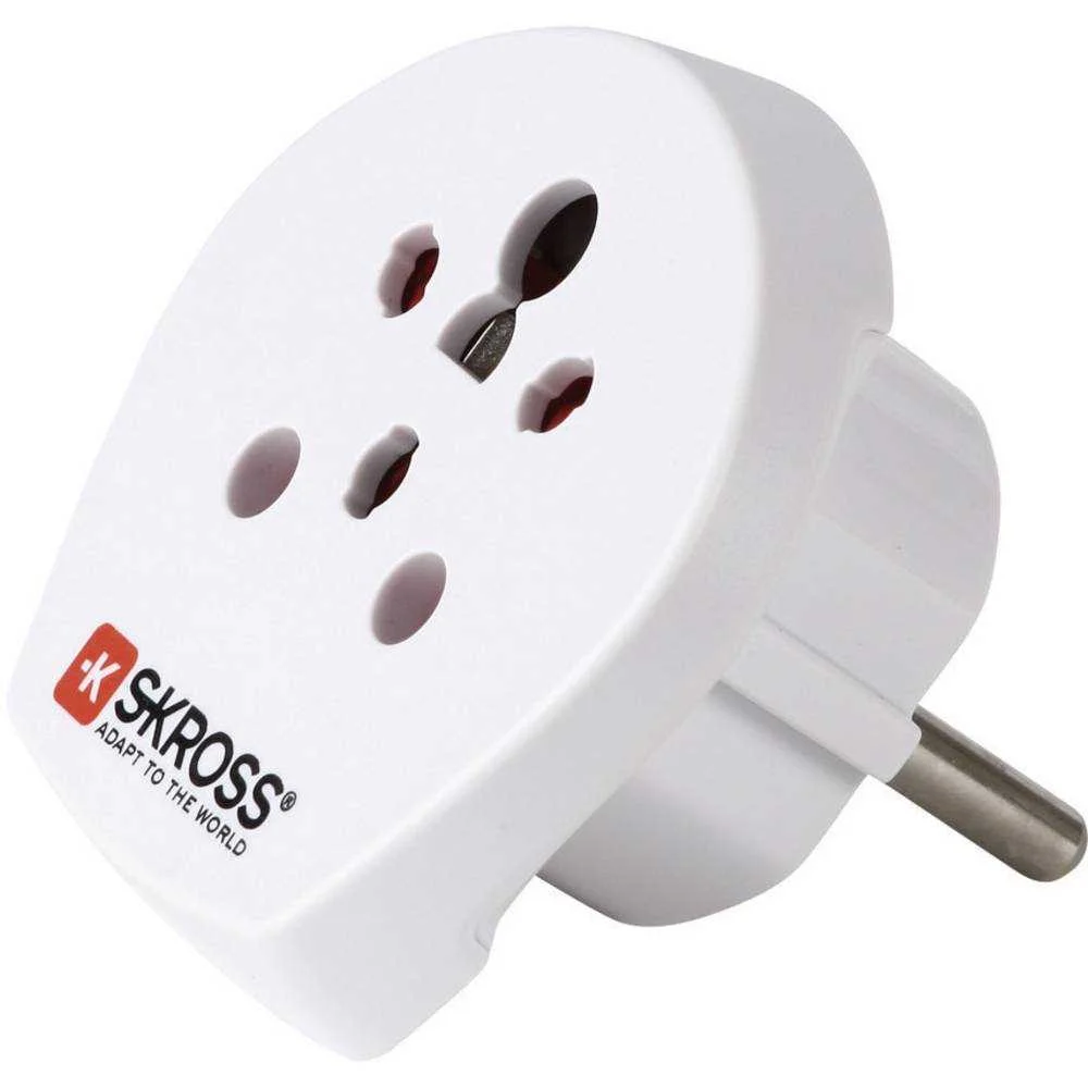 Adaptador de Viagem &Iacute;ndia / Israel / Dinamarca Pa.