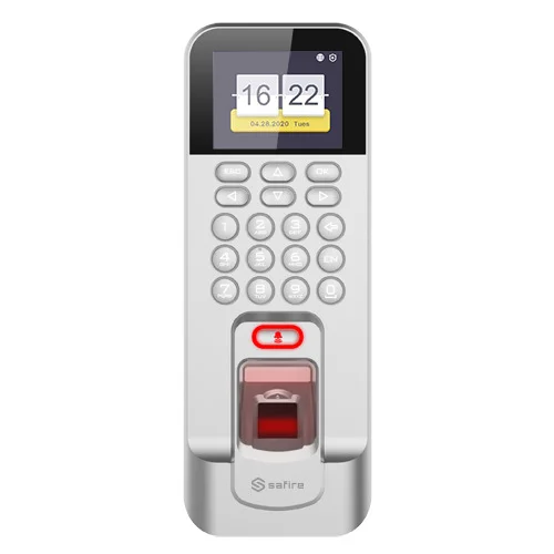 Controlo de Acesso e Presen&ccedil;a - Biometria, Teclado e Cart&atilde;o em - 3.000 Grava&ccedil;&otilde;es / 100.000 Registos 