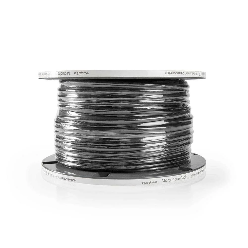 Cable para Micr&oacute;fono | 2x 0,25 Mm2 | 100 M | Carr.