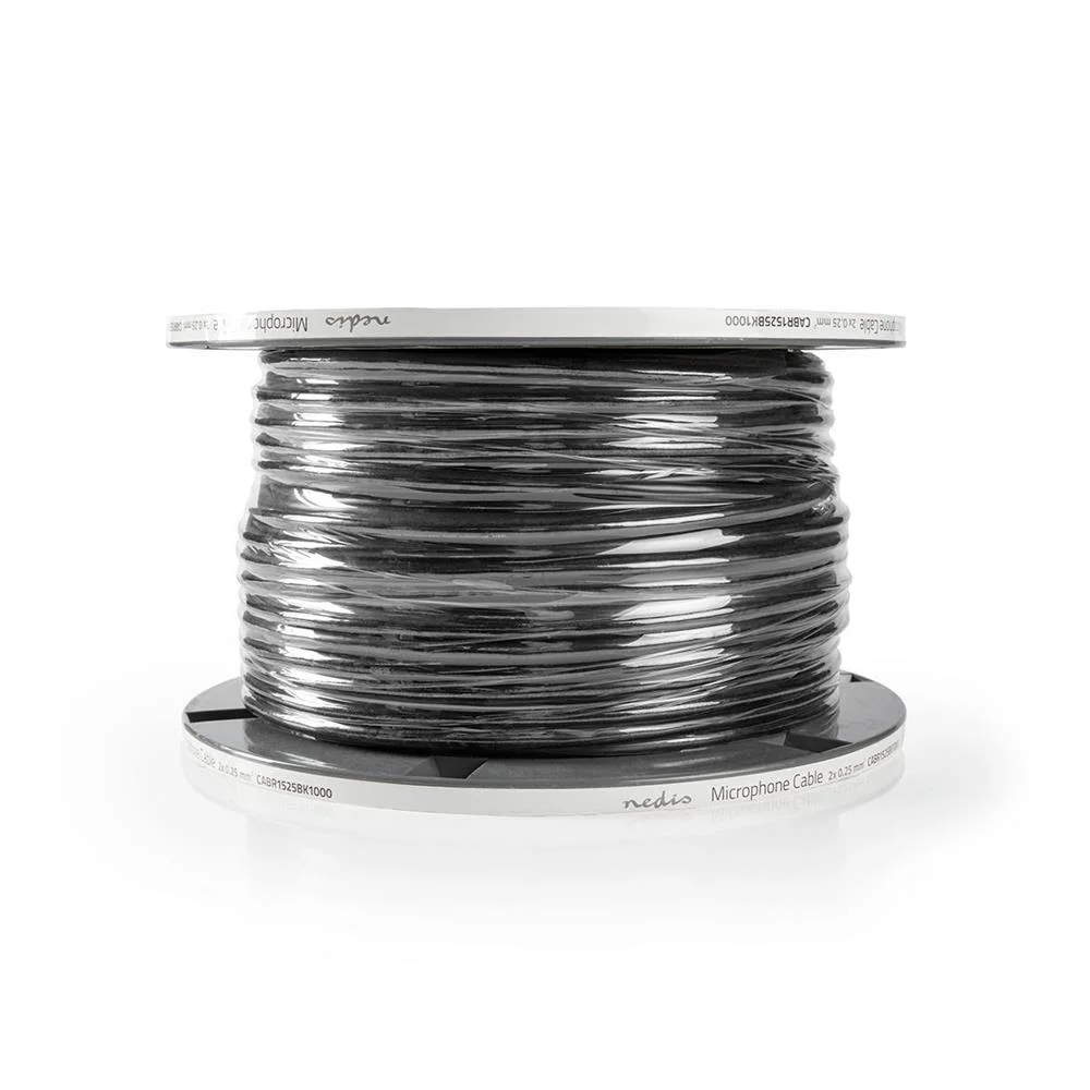 Cable para Micr&oacute;fono | 2x 0,25 Mm2 | 100 M | Carr.