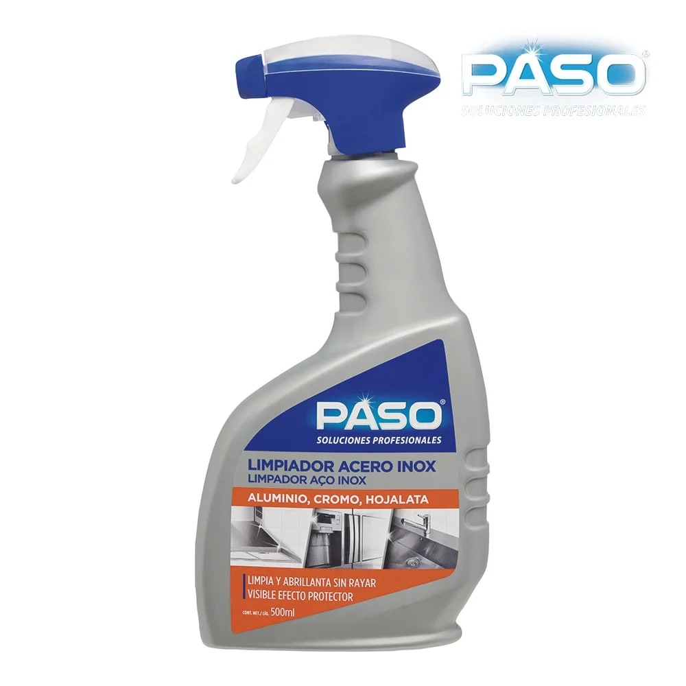 Paso Limpeza A&ccedil;o Inox 500ml 703022