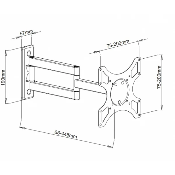 TECHLY ICA-LCD-2903WH, 94 CM (37"), 75 X 75 MM, 2.