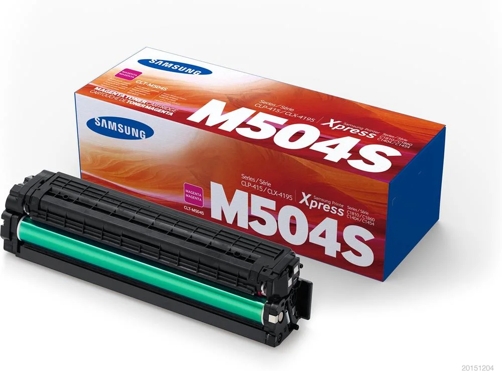 Samsung Toner Clt-M504s F?r Clp-415/Clx-4195 Magenta (Clt-M504s/Els) (Su292a)