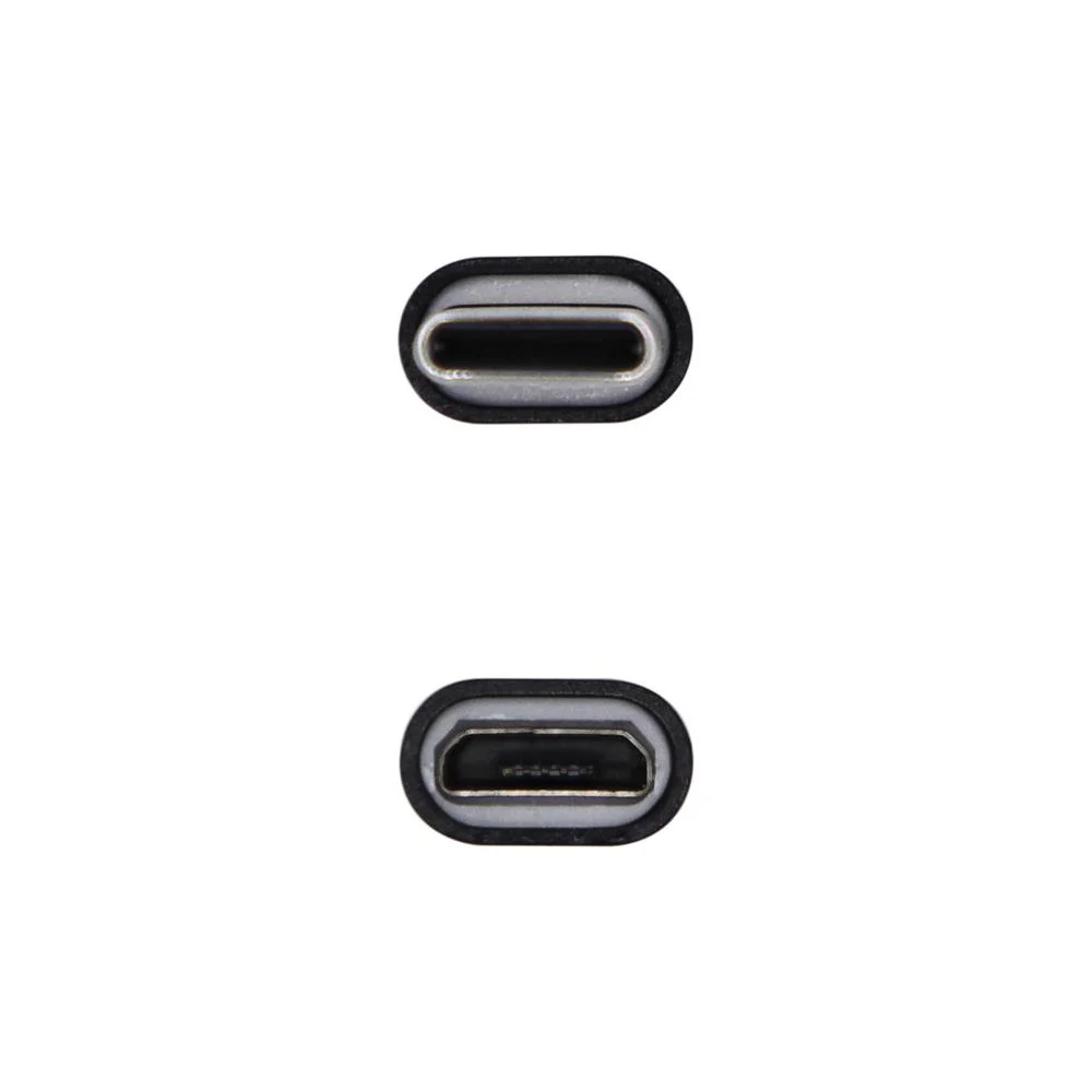 Adaptador Usb-C 2.0 a Micro Usb-B Aisens Negro