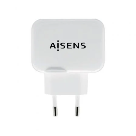 Carregador 2x USB 5V/3.4A 17W AI Branco - AISENS