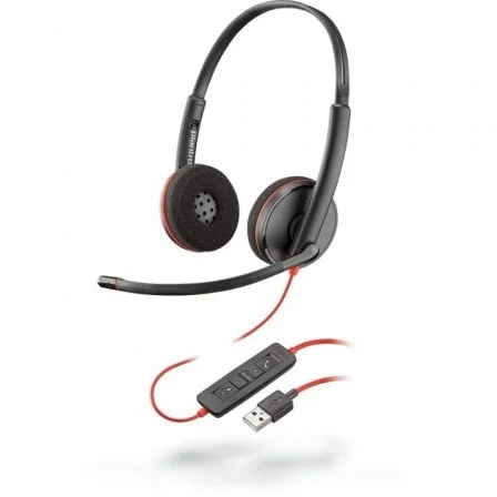 Plantronics Headset Poly Blackwire C3220 Black Usb