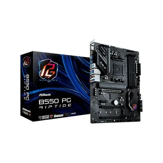 Placa Base Asrock Am4 B550 Phantom Gaming Riptide
