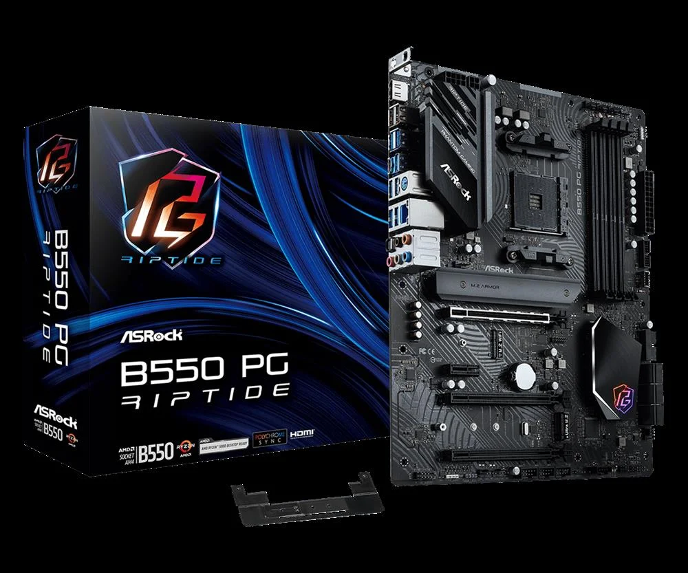 Placa Base Asrock Am4 B550 Phantom Gaming Riptide