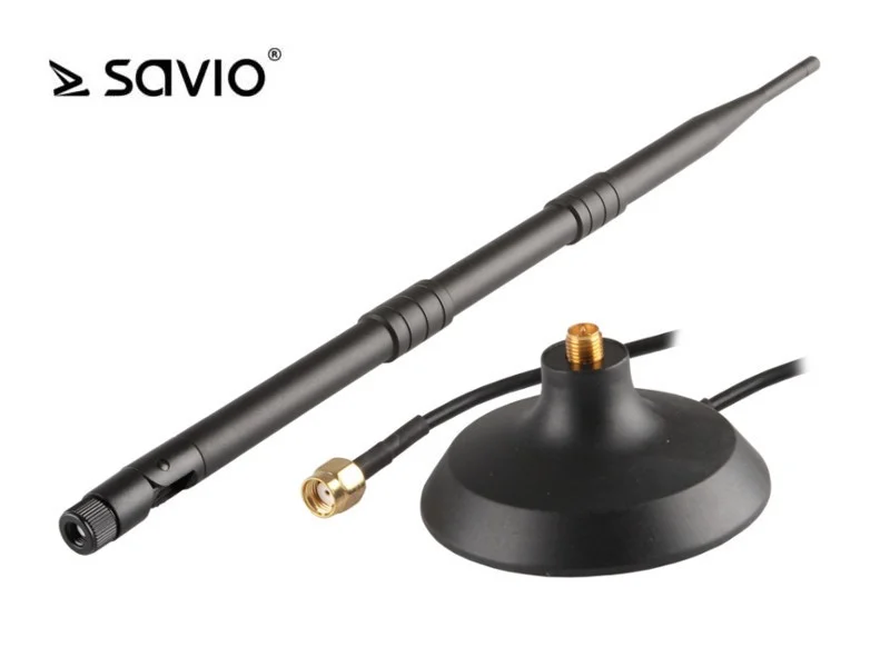 Omnidirectional Wifi Antenna Savio 12dbi 41cm Rp-Sma Ak-05