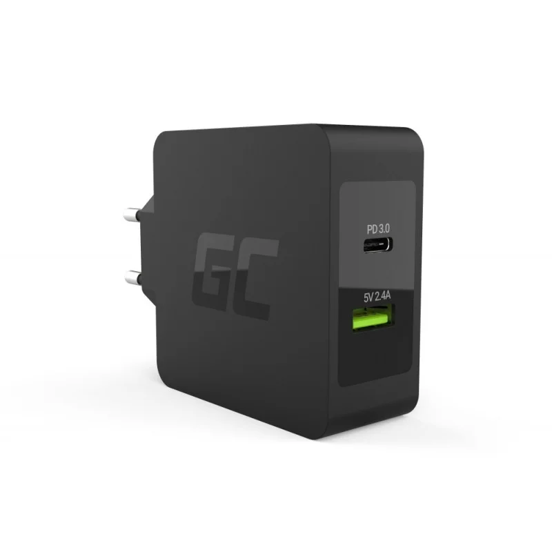 Carregador Usb-C 45w Pd com Cabo Usb-C e Porta Usb