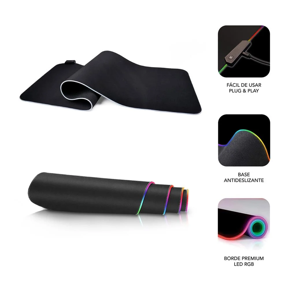 Alfombrilla Subblim MP-02RGB01 LED RGB XL/ 800 x .