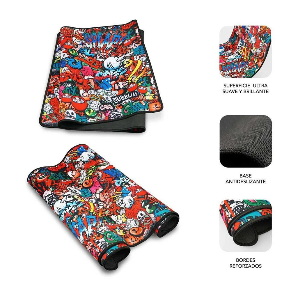 SUBBLIM Alfombrilla Rat&oacute;n Graffiti XL Mouse Pad