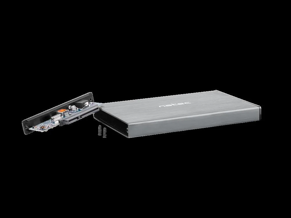 Natec HDD Enclosure Rhino Go (Usb 3.0  2.5   Grey)