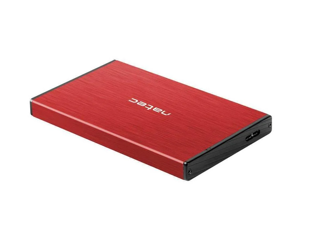 Natec HDD Enclosure Rhino Go (Usb 3.0  2.5   Red)