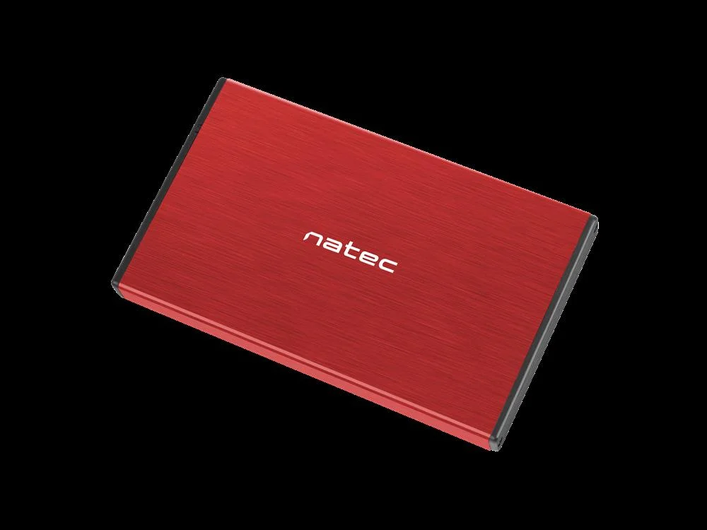 Natec HDD Enclosure Rhino Go (Usb 3.0  2.5   Red)