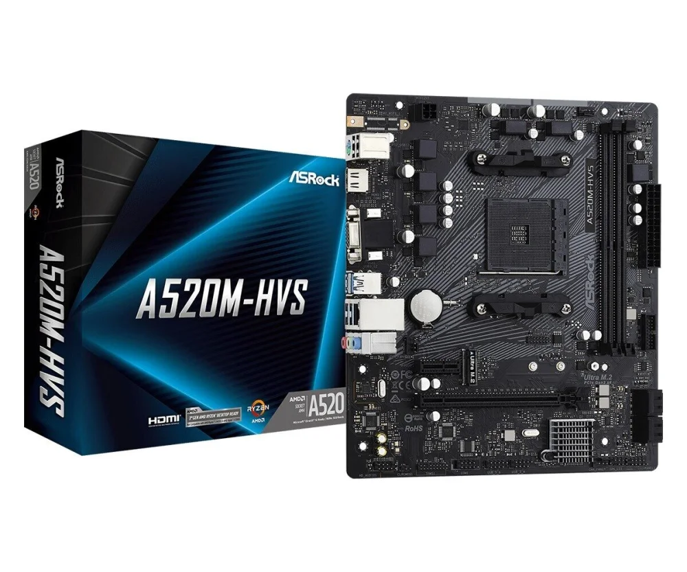 Motherboard Micro-Atx A520m-Hvs - Asrock