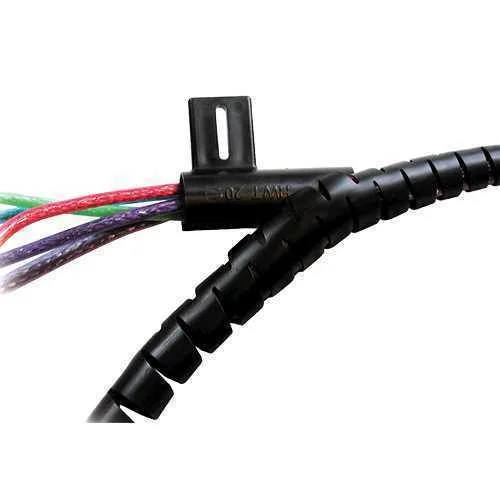 Organizador de Cabos Espiral 20mm 2m Preto