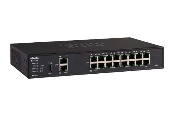 Cisco RV345 wired router Black