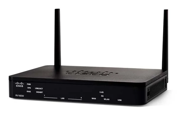 Cisco RV160W VPN Router wireless router Gigabit E.