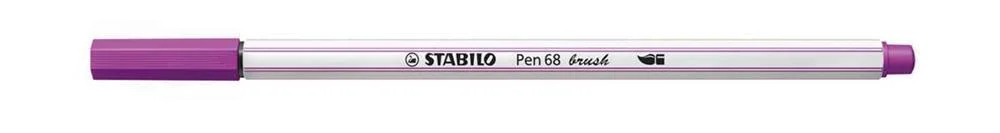 Rotulador Punta Fibra Pincel Pen 68 Brush Lila St.