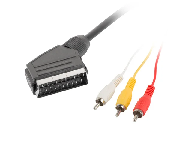 Cabo SCART Lanberg CA-EURC-10CC-0018-BK (1,8 m)