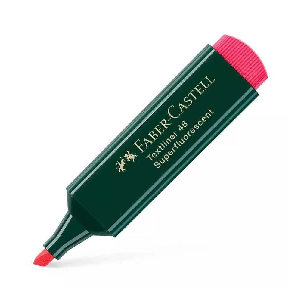 Marcador Fluor Textliner Rojo Faber Castell 154821