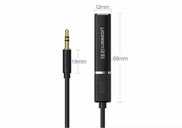 Vys&iacute;lac Ugreen Bluetooth 5.0 Aptx - Cern&yacute;