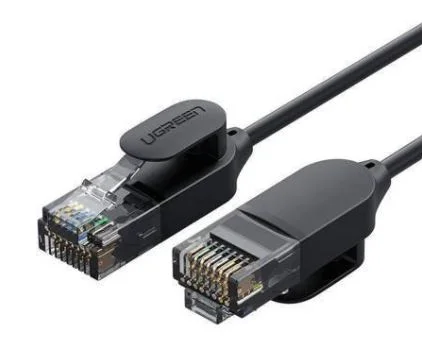 Ugreen Nw122 Ethernetov&yacute; Kabel Rj45, Cat.6a, Utp, 10 M - Cern&yacute;