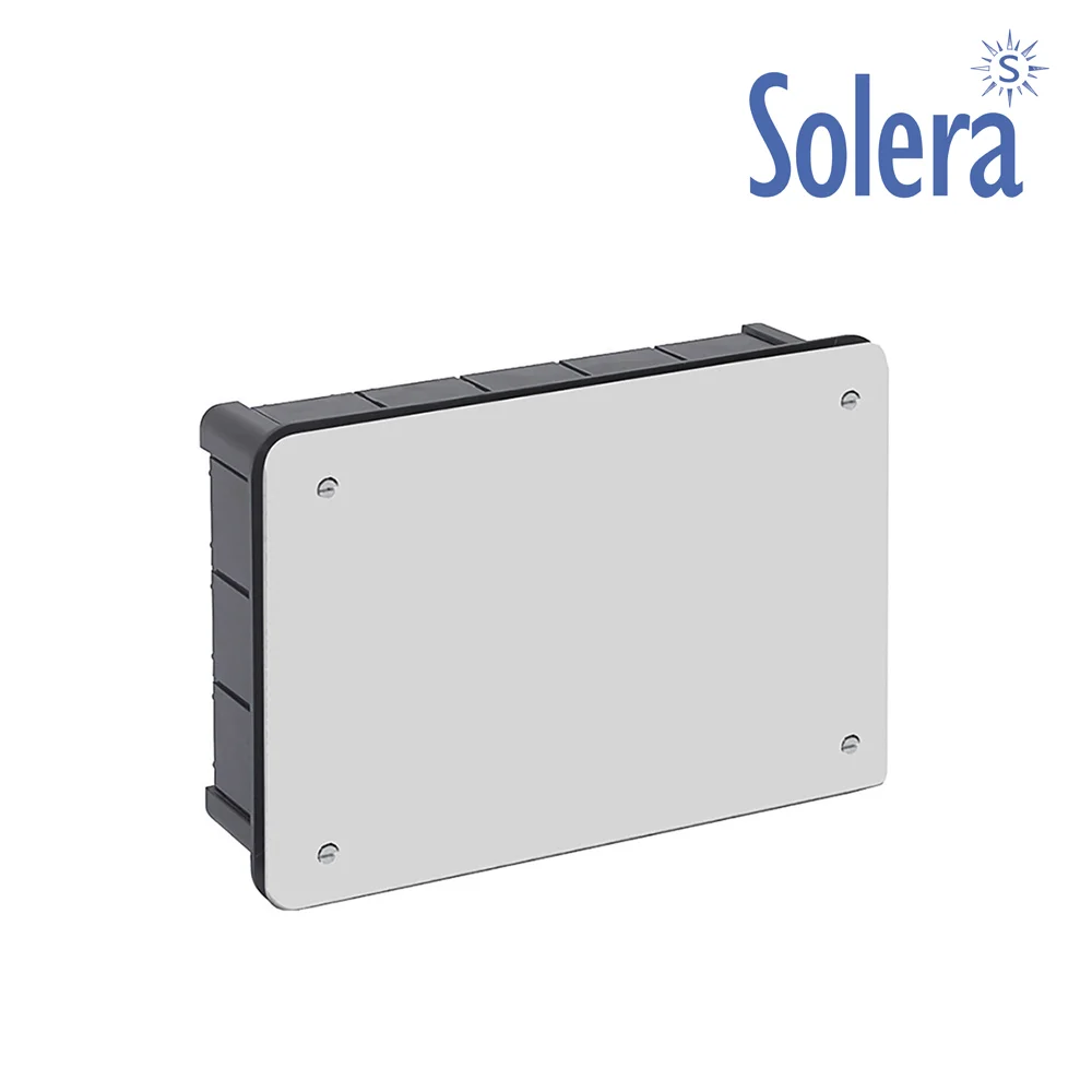 Caixa Quadrada 160x100x45mm com Parafusos Solera
