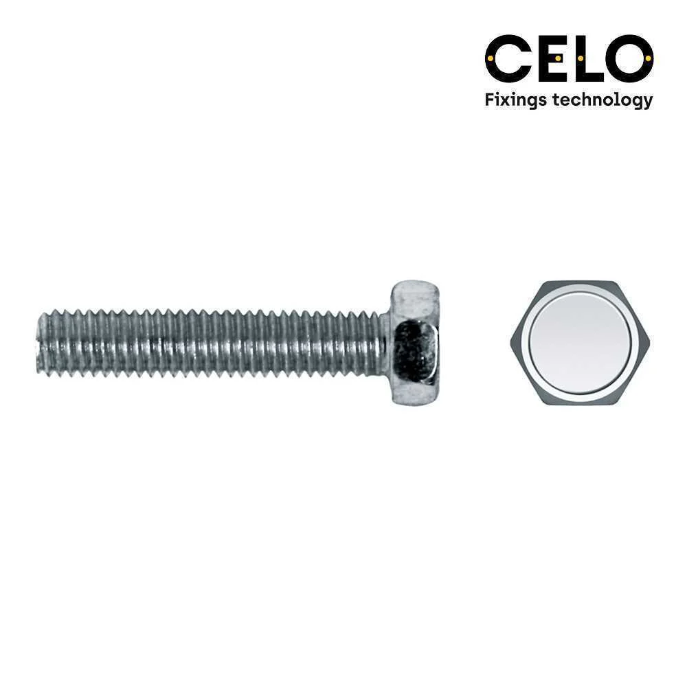 Caixa 250 Uni. Parafuso De M&eacute;trica Hexagonal Din/.