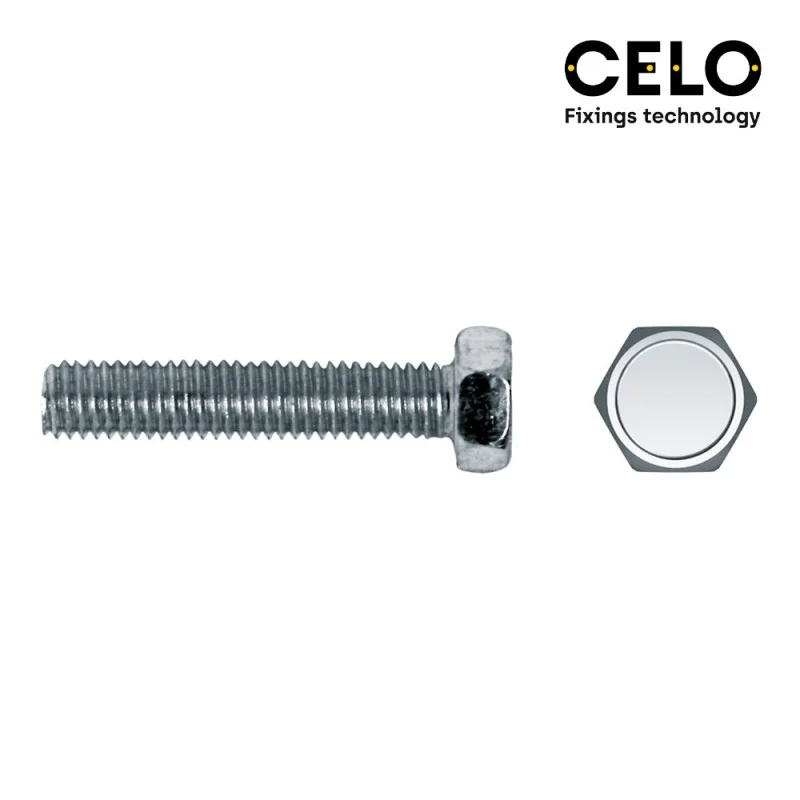 Caixa 250 Uni. Parafuso de M&eacute;trica Hexagonal Din/.