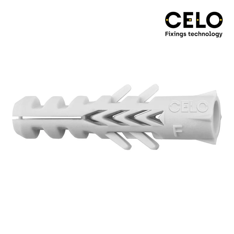 Caixa 25 Uni. Bucha Nylon 12 F Din/ref F Celo
