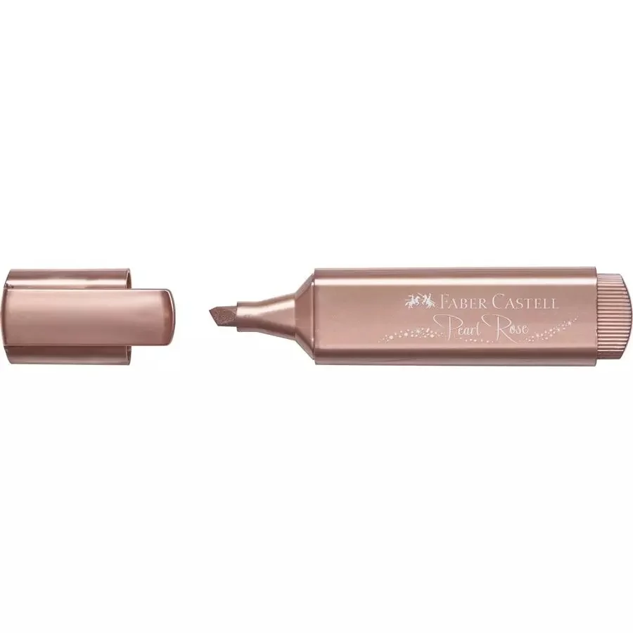 Marcador Textliner "Met&aacute;lico". Cor: Ouro Rosa. F.