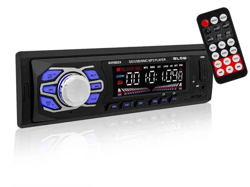 Auto R&aacute;dio Rds Mp3 4x 45w + Comando - Blow