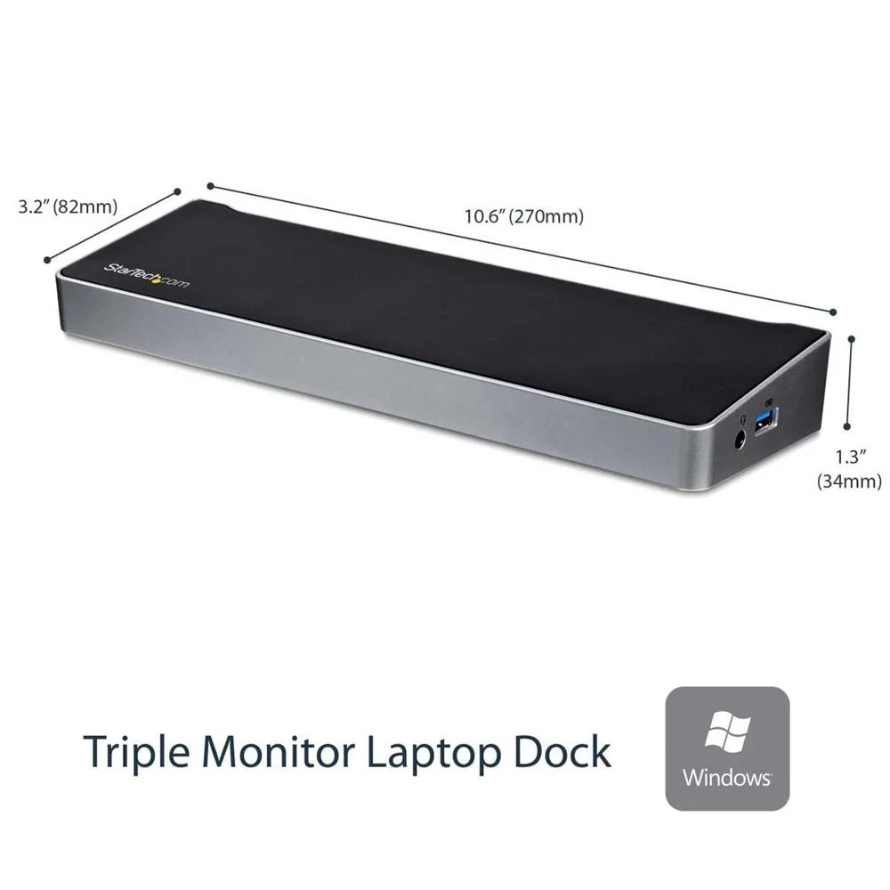 Startech.Com Notebook Docking Station Triple Video