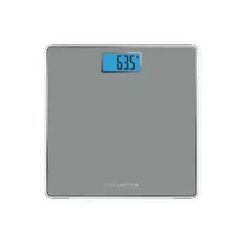 Balan&ccedil;a Digital Para Casa De Banho Rowenta Bs1500 Vidro Temperado Azul Cinzento Baterias X 2 