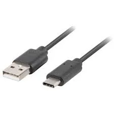 Cabo Micro Usb Lanberg Ca-Usbo-20cu-0005-Bk Preto.