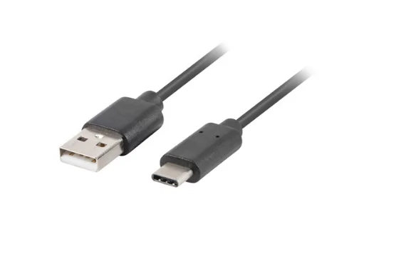 Cabo Micro Usb Lanberg Ca-Usbo-20cu-0005-Bk Preto.