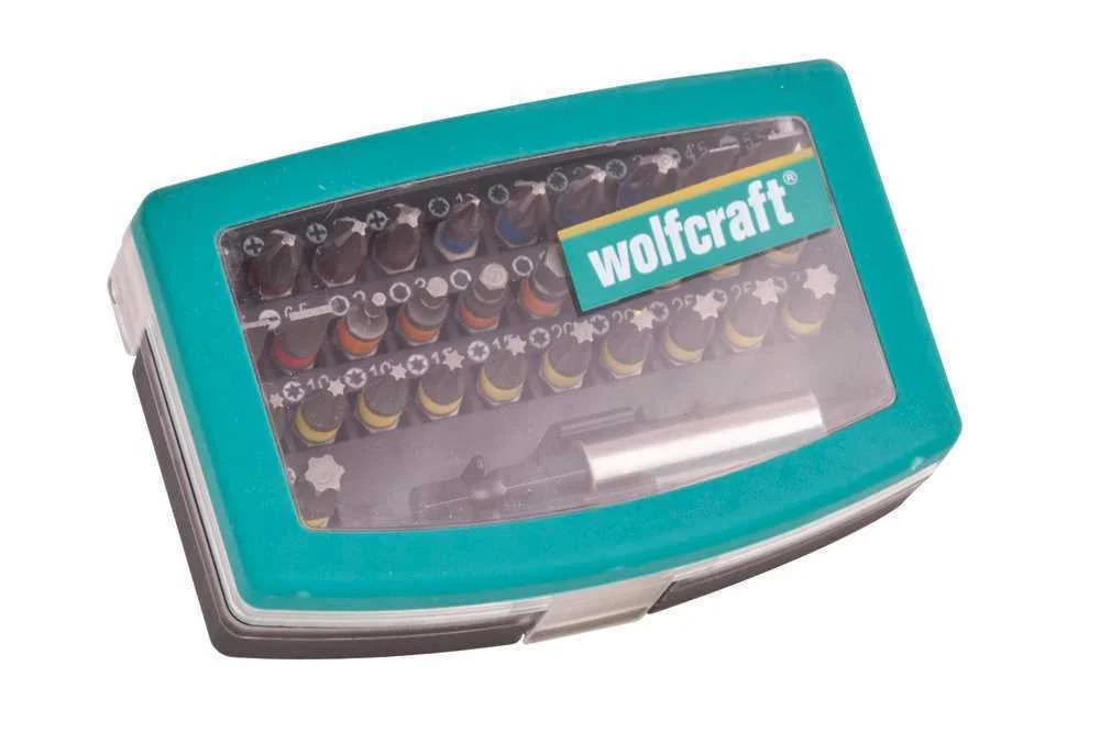Caixa de Brocas Solid, com Porta-Brocas Magnetica e 31 Brocas 2975000 Wolfcraft