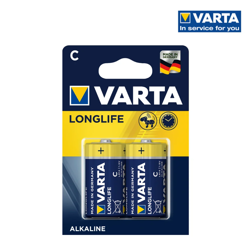 Varta Batterie Longlife C   Baby   Neu                  2st.