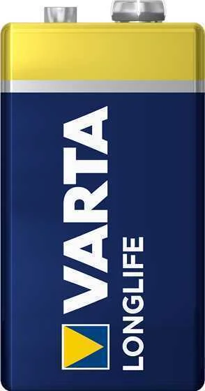 Pilha Alcalina Varta 9v Longlife (Blister 1 Uni)