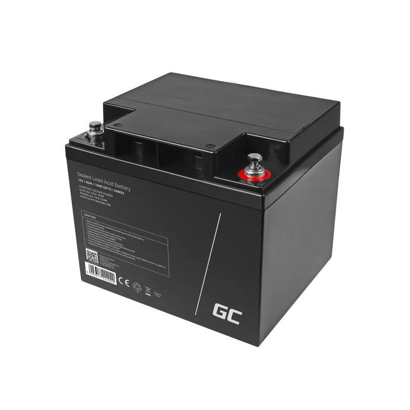 Green Cell Agm Vrla 12v 40ah Maintenance-Free Battery For Mower, Scooter, Boat, Wheelchair