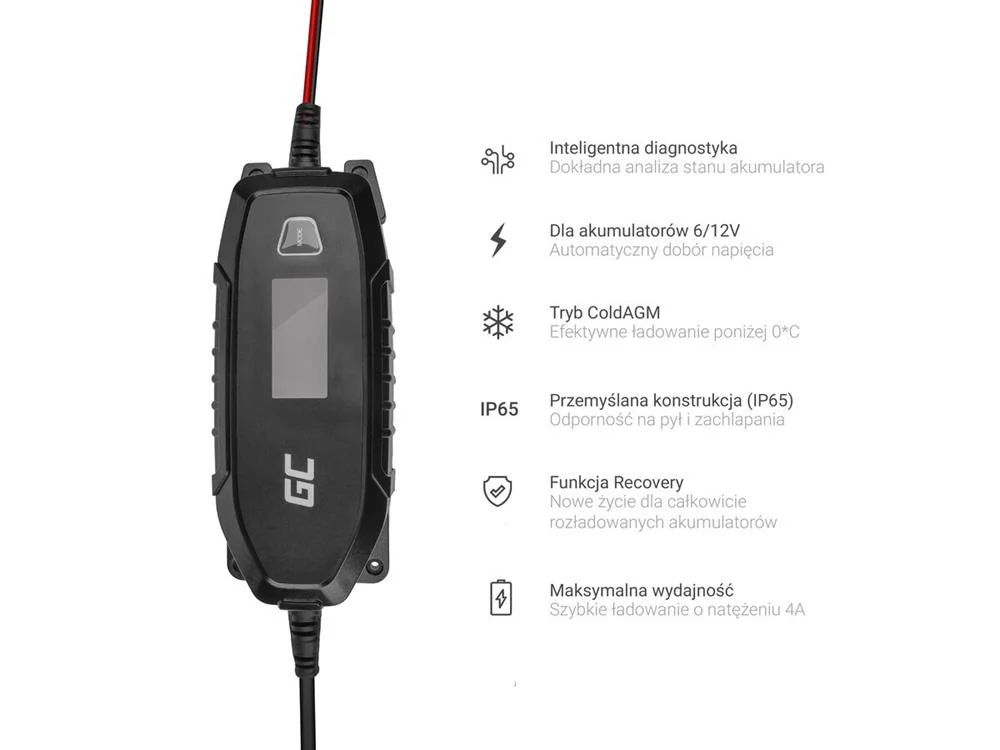 Green Cell Charger For Accumulators 6v 12v 4a Wit.