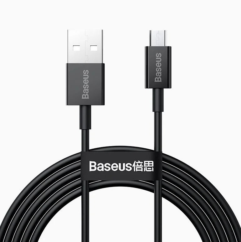Kabel Baseus Superior Series Usb Na Micro Usb, 2a, 2 M (Cern&yacute;)