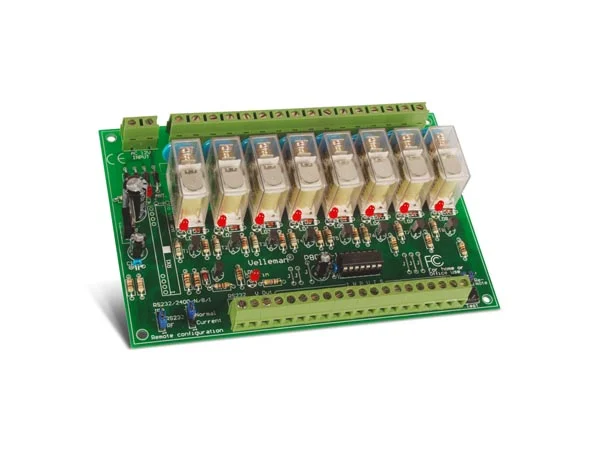 Tablero de Control de Rel&eacute; Con Ocho Canales